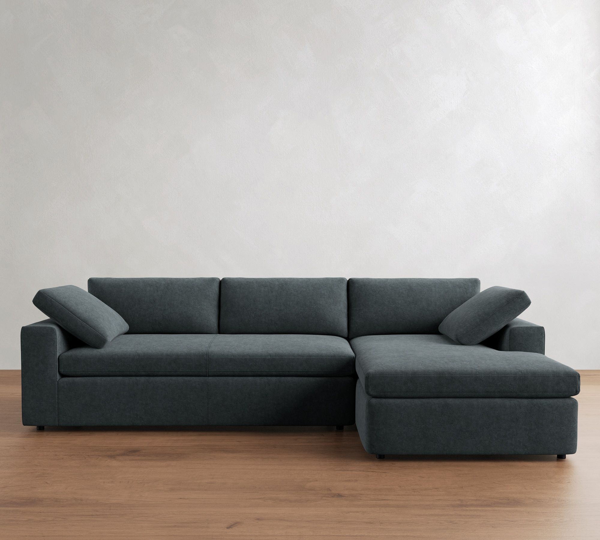 Dream Leather Chaise Sectional (120"&ndash;130") - thumbnail 6