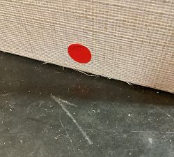 Open Box: Cape Woven 6-Drawer Wide Dresser (60") - White Wash