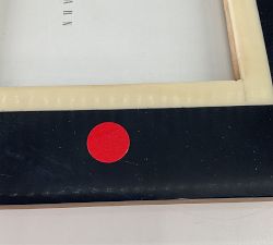 Open Box: Eclectic Bone Frames, Set of 3 - Navy/Ivory