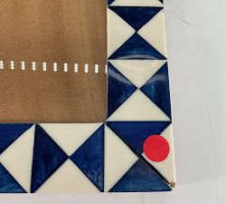 Open Box: Eclectic Bone Frames, Set of 3 - Navy/Ivory