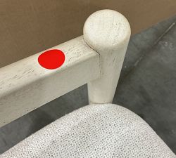 Open Box: Laguna Dining Chair - Performance Boucle Oatmeal, Sand Dune Finish