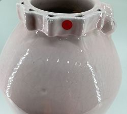 Open Box: LoveShackFancy Pink Bow Vase, Tall (13.25" H)