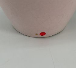 Open Box: LoveShackFancy Pink Bow Vase, Tall (13.25" H)