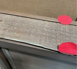 Open Box: Rockport Reclaimed Wood Console Desk (80") - Cocoa Brown