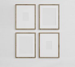 Open Box: Wood Gallery Frame, 16" x 20" (5" x 7", 11" x 14" Opening) - Gray