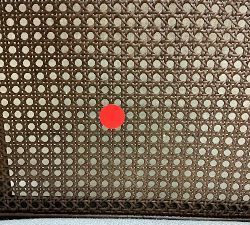 Open Box: Monty Cane Counter Stool (26") - Performance Boucle Oatmeal, Vintage Amber