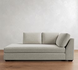 Open Box: Big Sur Square Arm Left Return Bumper - Performance Heathered Basketweave Dove