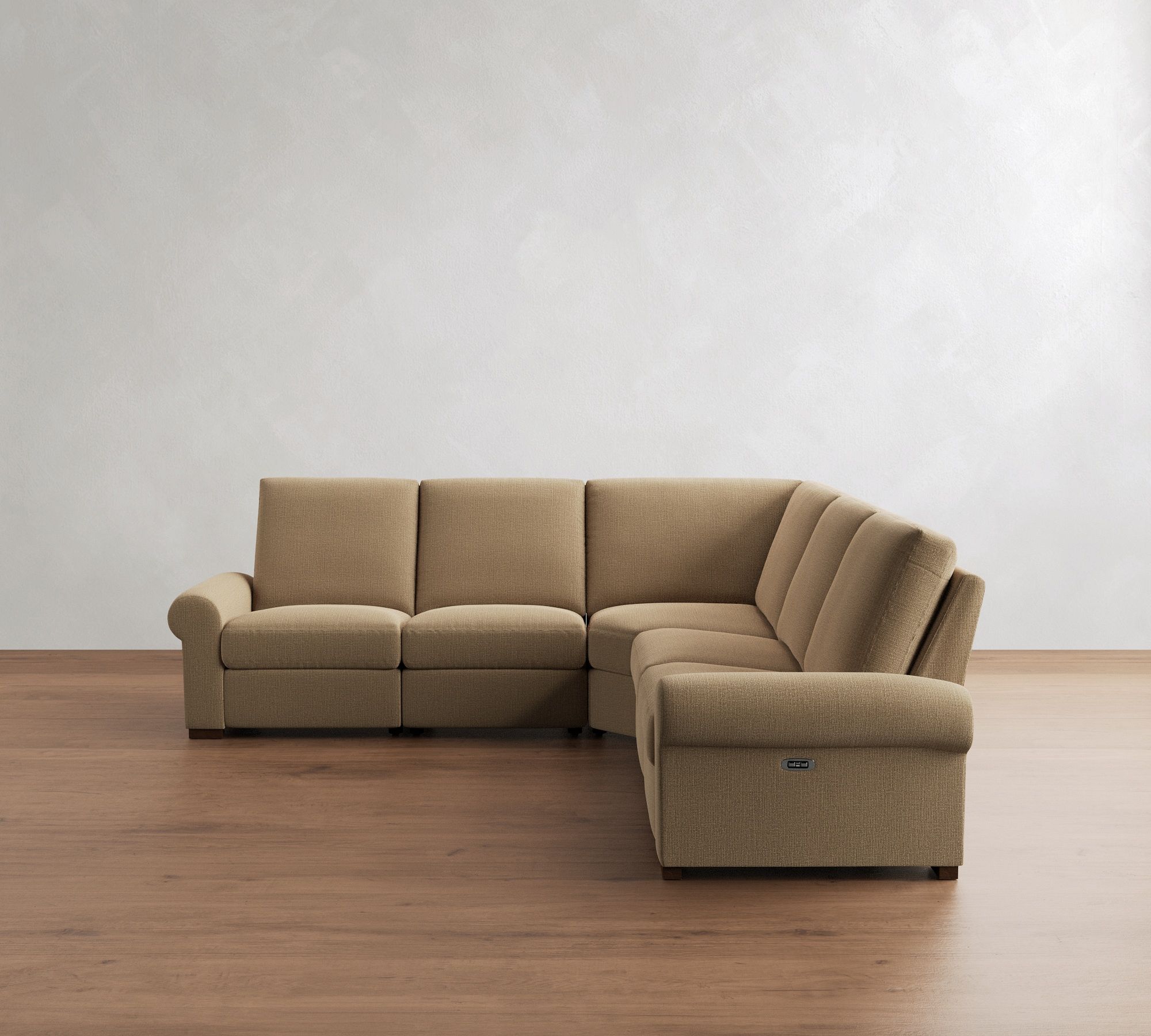 Turner Roll Arm Power Reclining L-Shaped Sectional (120")