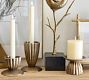 Reversible Brass Candle Holder