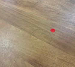 Open Box: Channing Cane Double Open Shelf Base With Drawer - Midland Amber