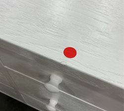 Open Box: Farmhouse 6-Drawer Dresser (66") - Montauk White