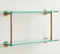 Linden Double Glass Shelf