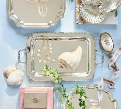 LoveShackFancy Silver Decorative Tray