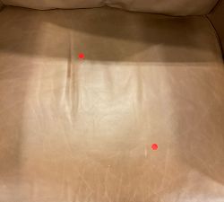 Open Box: Ayden Barrel Leather Swivel Armchair (32") - Churchfield Camel