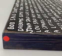 Open Box: Legends Wall Art (72"W x 36"H) - Black