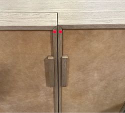 Open Box: Modern Heirloom Leather Bar Cabinet (36") - Seadrift