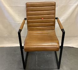 Open Box: Sabina Leather Desk Chair - Camel Leather