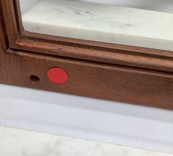 Open Box: Scarlett Mirror With Shelf (28"W x 36"H) - Brogan Brown