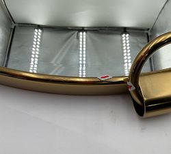 Open Box: Vintage Round Hanging Mirror (30") - Vintage Brass