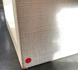 Open Box: Cape Woven Mini Nightstand (20") - White Wash