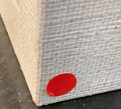 Open Box: Cape Woven Mini Nightstand (20") - White Wash