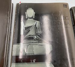 Open Box: Coffee Table Book Stack, Set of 4 - Chocolate