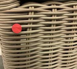 Open Box: Huntington Roll Arm Dining Chair with High Performance Cushion Cover - Natural