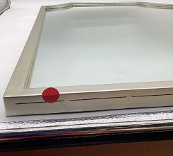 Open Box: Juniper Metal Wall Mirror (24"W x 36"H) - Silver