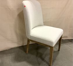 Open Box: Layton Grand Dining Chair - Performance Boucle Oatmeal, Seadrift