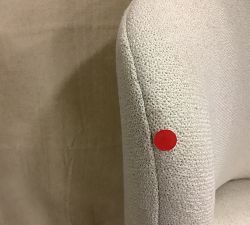 Open Box: Layton Grand Dining Chair - Performance Boucle Oatmeal, Seadrift