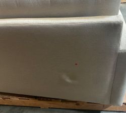 Open Box: Pearce Modern Square Arm Left Loveseat - Performance Textured Weave Sand