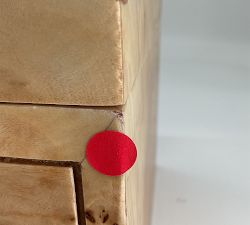 Open Box: Stella Jewelry Box, Large - Light Burlwood