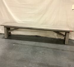 Open Box: Toscana Dining Bench (88.5"L x 14"W) - Gray Wash