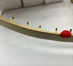 Open Box: Windham Alabaster Tile Round Chandelier (30") - Tumbled Brass