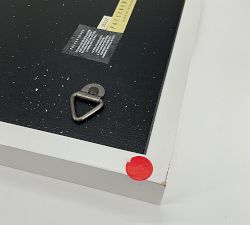 Open Box: Wood Gallery Frame, 16" x 20" (5"x7", 11"x14" Opening) - White