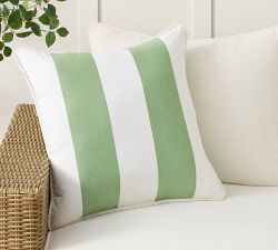 Monique Lhuillier Yarn Dyed Striped Outdoor Pillow