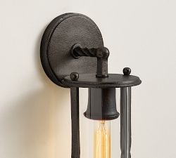 Valley Lantern Metal Outdoor Sconce (20")