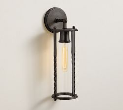 Valley Lantern Metal Outdoor Sconce (20")