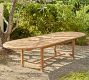 Nassau Teak Oval Extendable Outdoor Dining Table (59"-118")