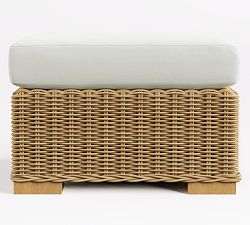 Huntington  Wicker Outdoor Ottoman (27")