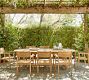 Nassau Teak Oval Extendable Outdoor Dining Table (59"-118")