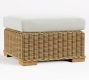 Huntington  Wicker Outdoor Ottoman (27")