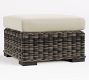 Huntington  Wicker Outdoor Ottoman (27")