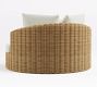 Huntington Wicker Round Swivel Outdoor Daybed