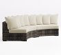 Huntington Wicker Rounded Outdoor Sectional (137")