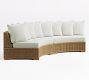 Huntington Wicker Rounded Outdoor Sectional (137")