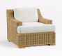 Huntington Wicker Slope Arm Outdoor Lounge Chair