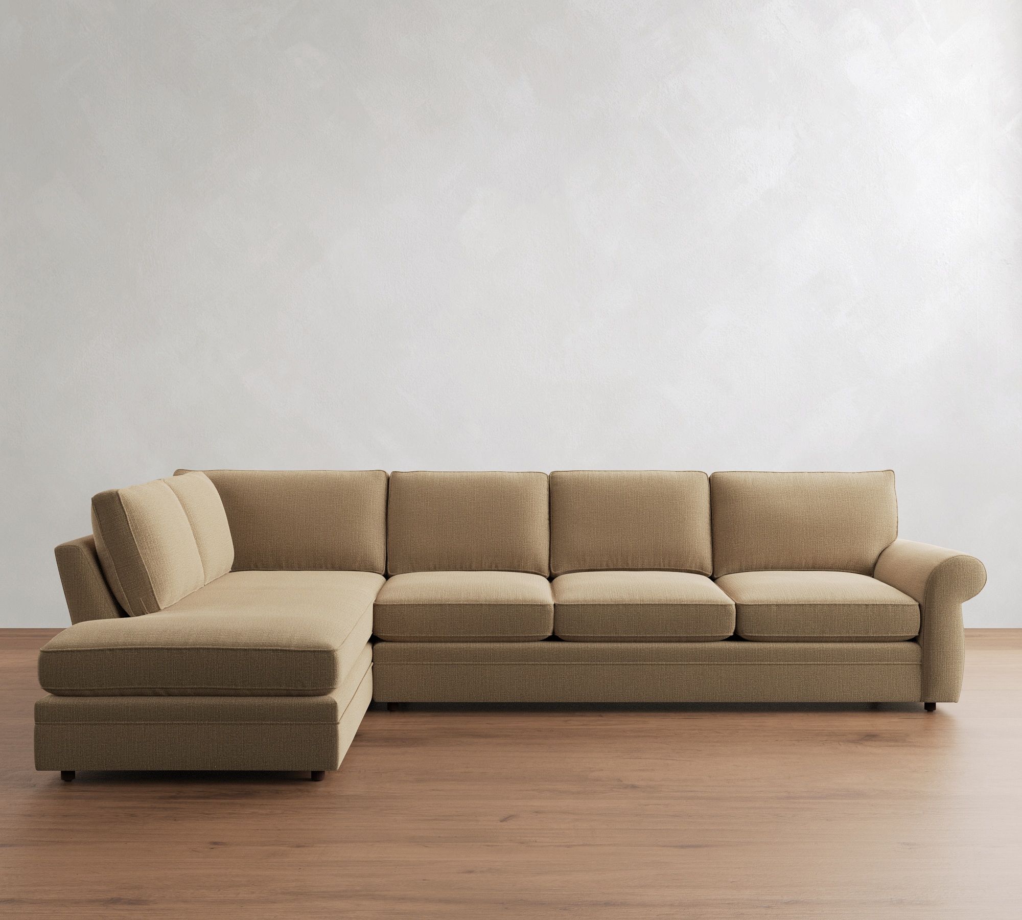 Pearce Roll Arm Deep Seat Return Bumper Sectional (119"&ndash;149") - thumbnail 3