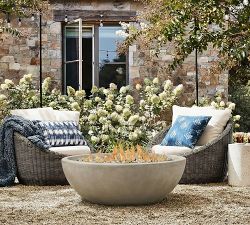 Blackwell Concrete Oval Propane Fire Pit (48" - 58")