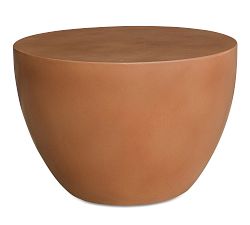 Cadence Concrete Round Outdoor Side Table (24")